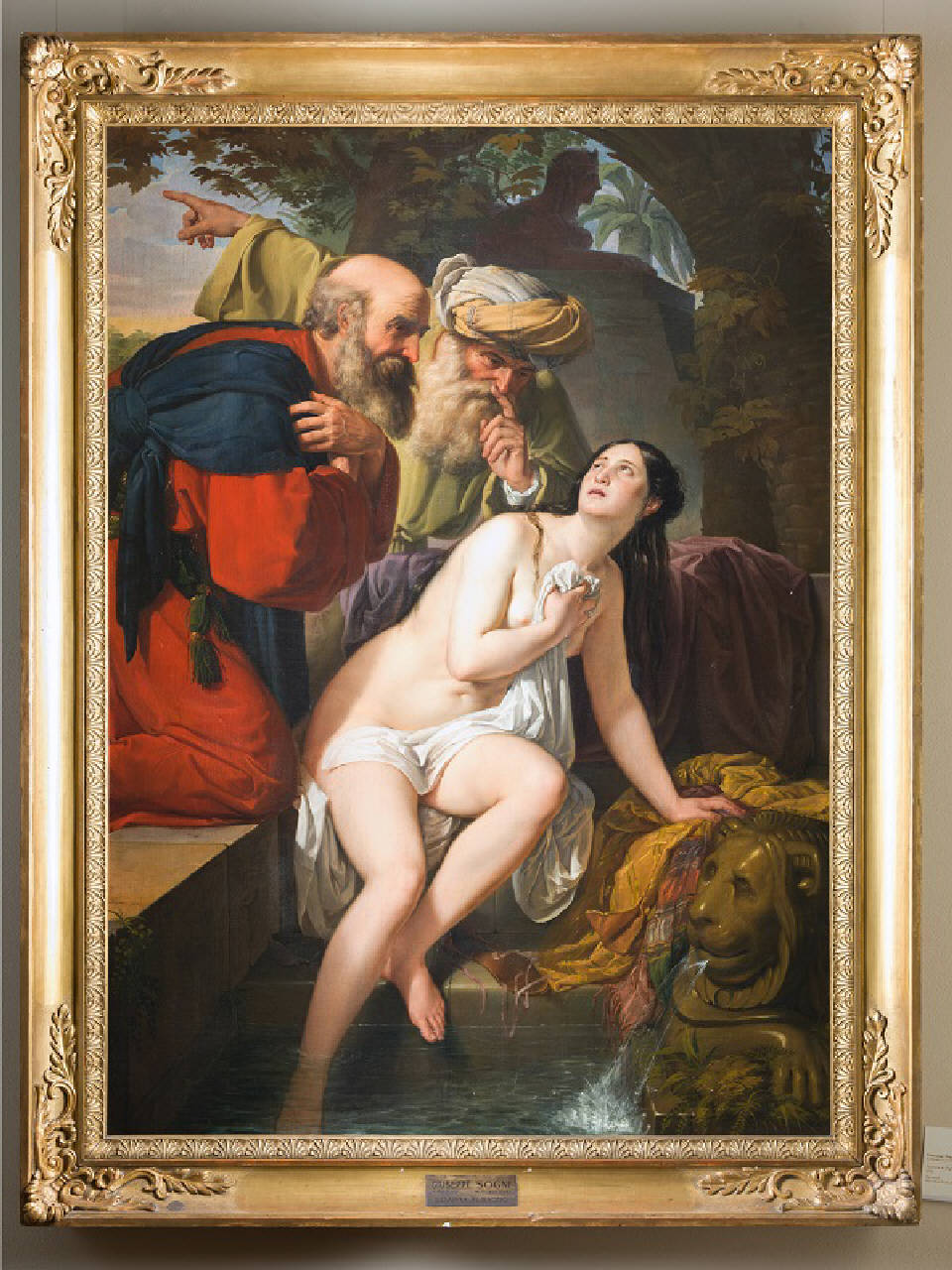 Susanna al bagno, susanna al bagno (dipinto) di Sogni Giuseppe (secondo quarto sec. XIX)