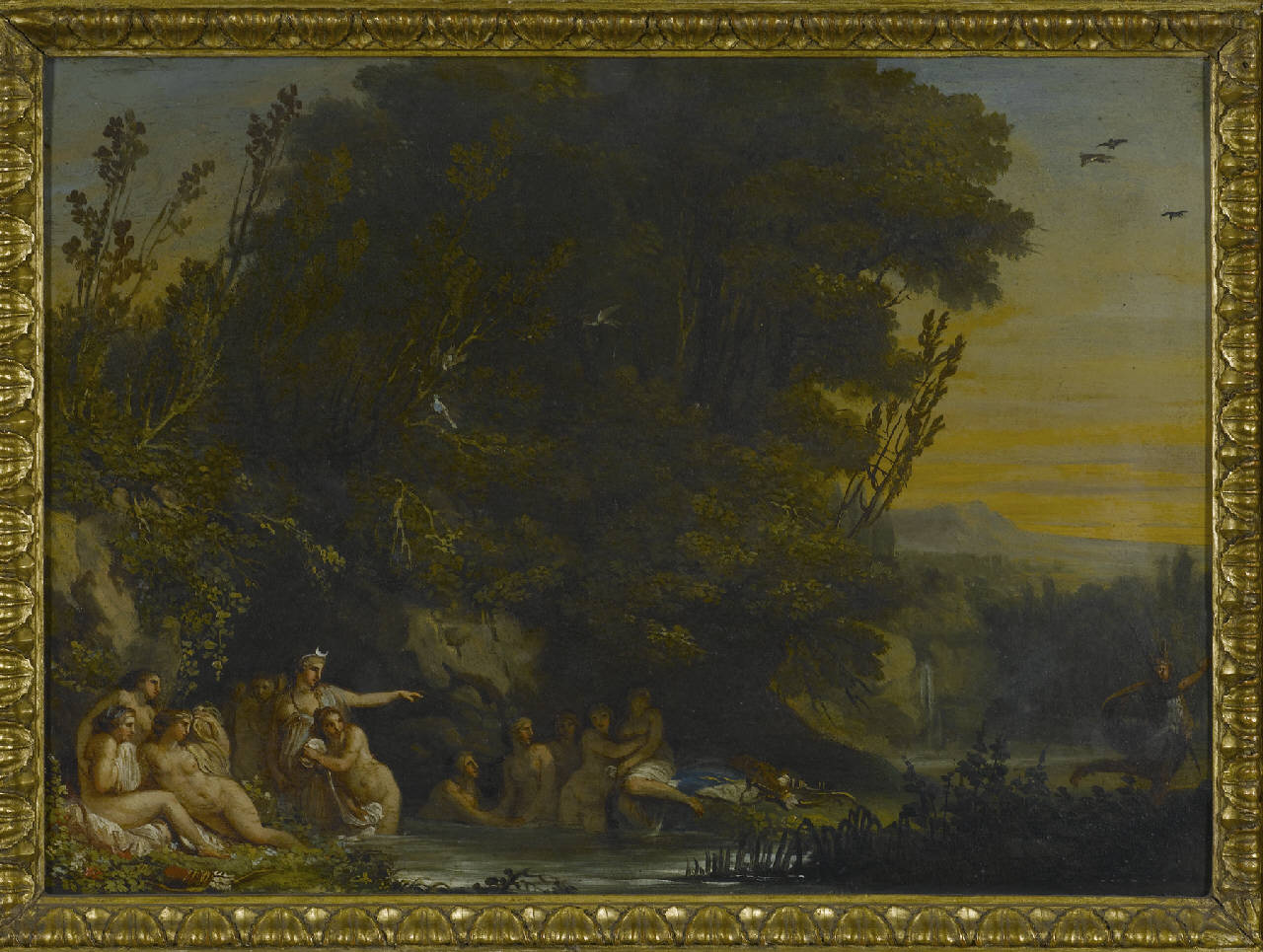 Diana e Atteone, diana e atteone (dipinto) di Appiani Andrea (e aiuti) (inizio sec. XIX)