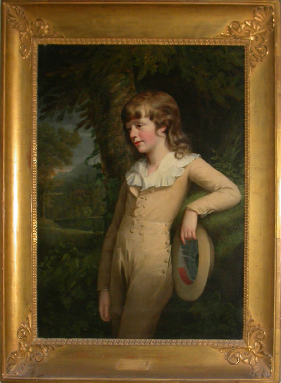 Ritratto di bimbo, fanciullo (dipinto) - scuola inglese (fine sec. XVIII)