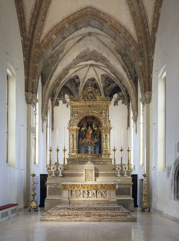 altare maggiore di Cairano, Gasparo; Vantini, Rodolfo (attribuito; ) (||metà sec. XV||sec. XIX)