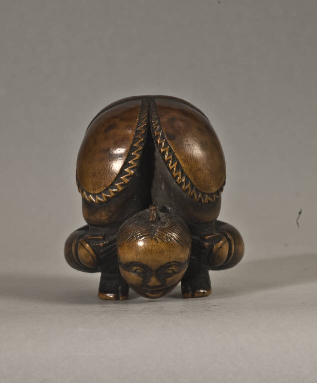 acrobata, Uomo (scultura) - bottega di Edo (fine/inizio secc. XVIII/ XIX)