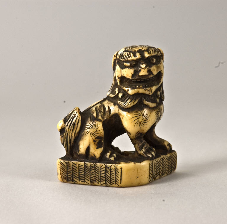 Shishi, Animali fantastici (scultura) - ambito giapponese (sec. XVIII)