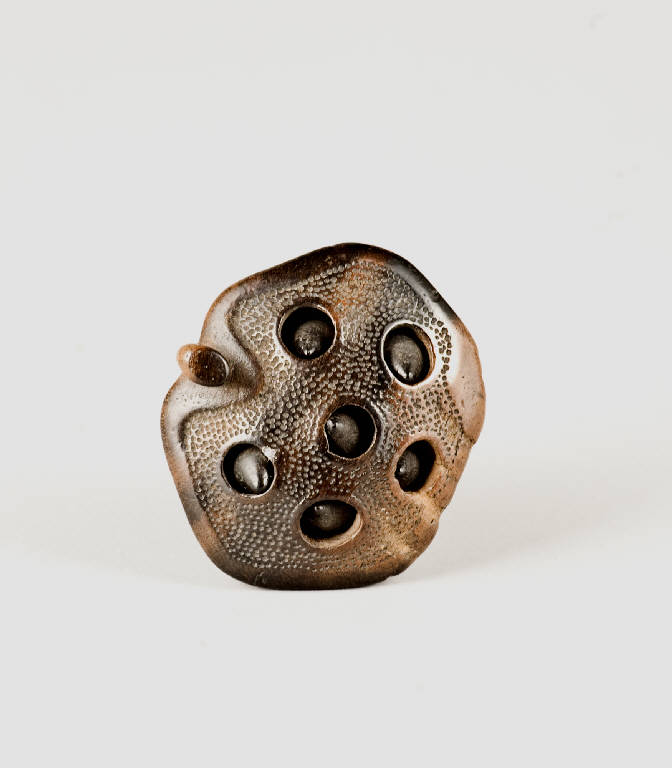 Baccello di loto, FIORE (scultura) - ambito giapponese (prima metà sec. XIX)