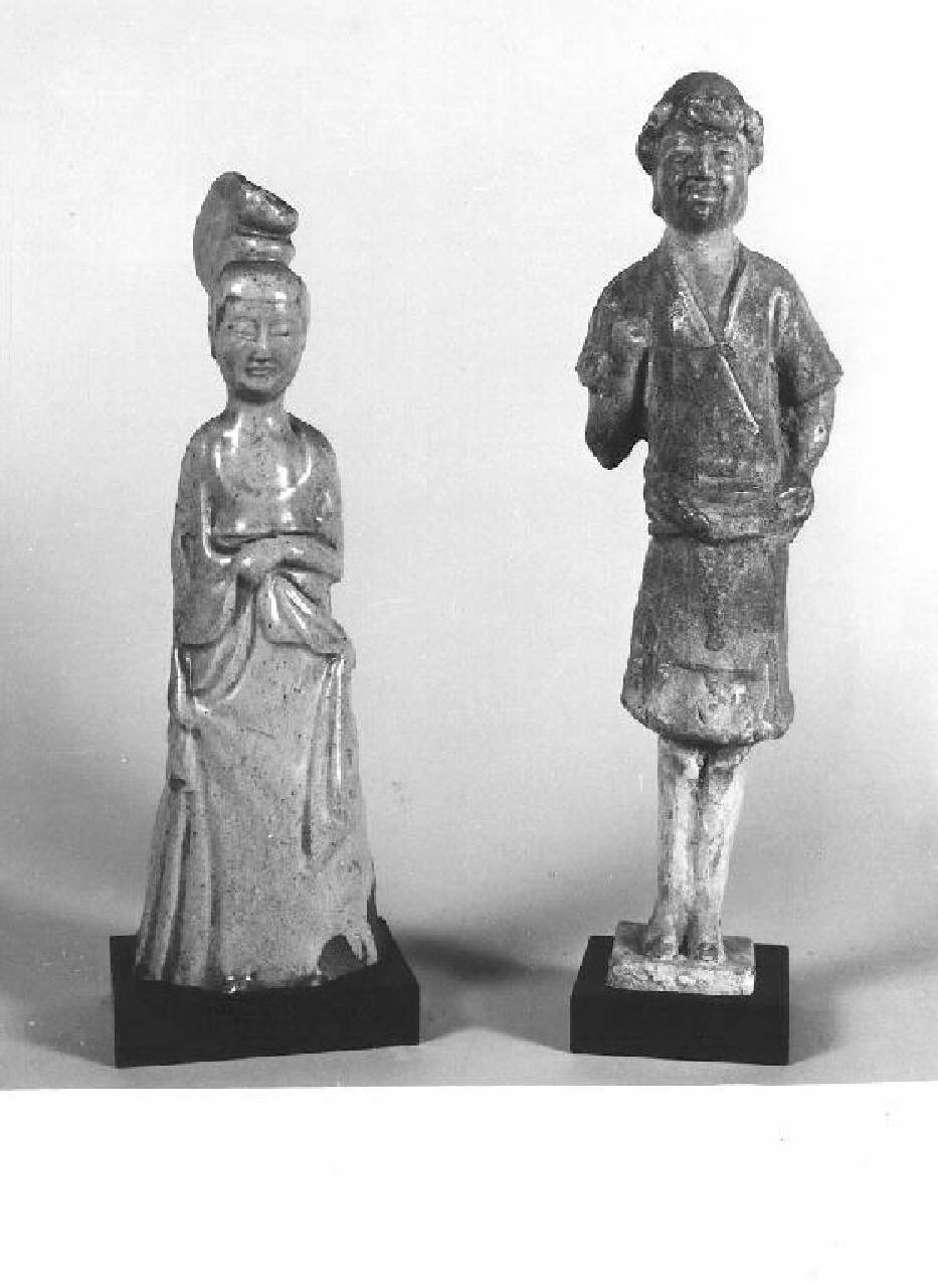 figura femminile (statuetta) - Manifattura cinese (secc. VII/ X)