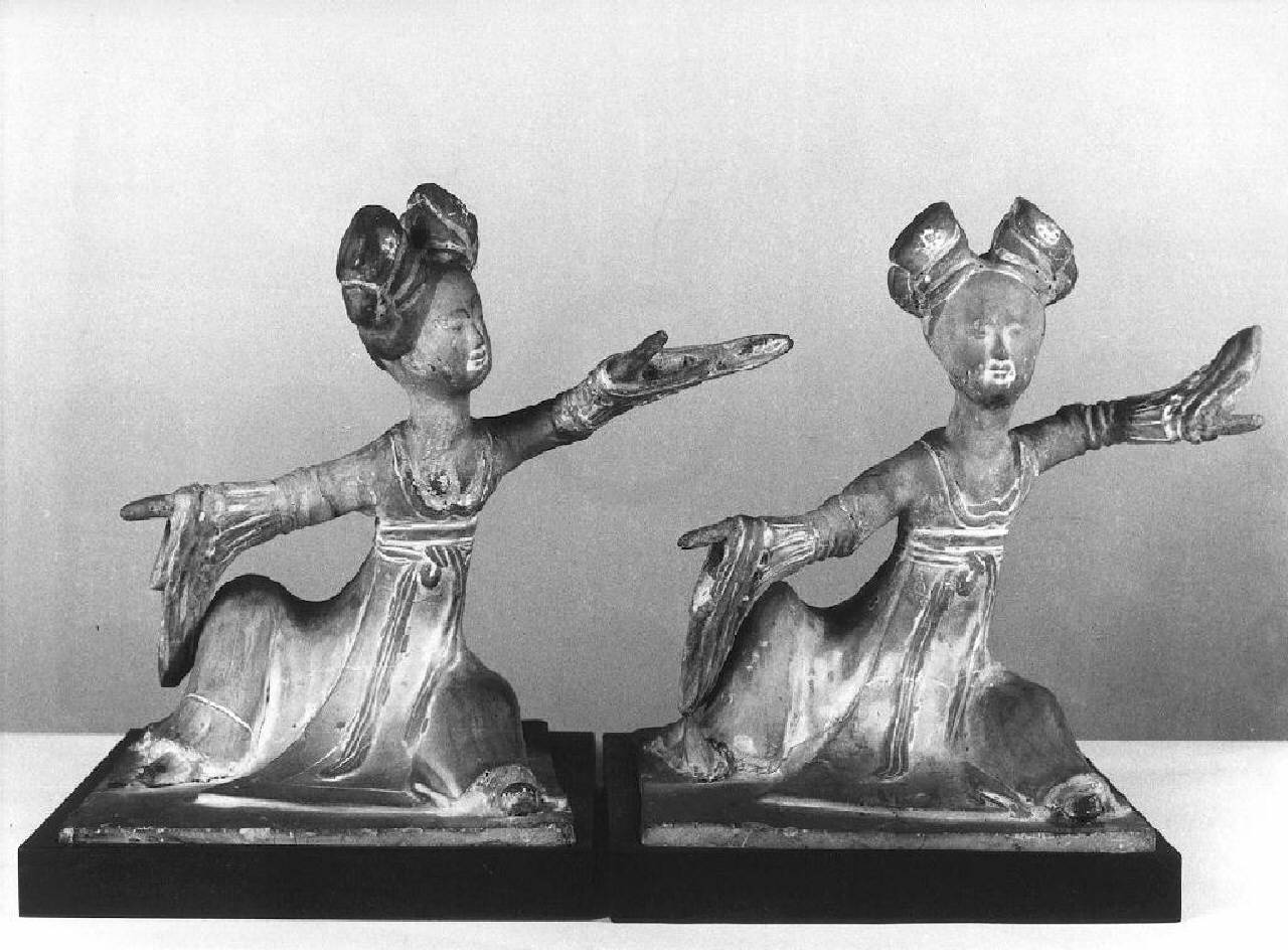 Danzatrice (statuetta) - Manifattura cinese (seconda metà sec. XX)