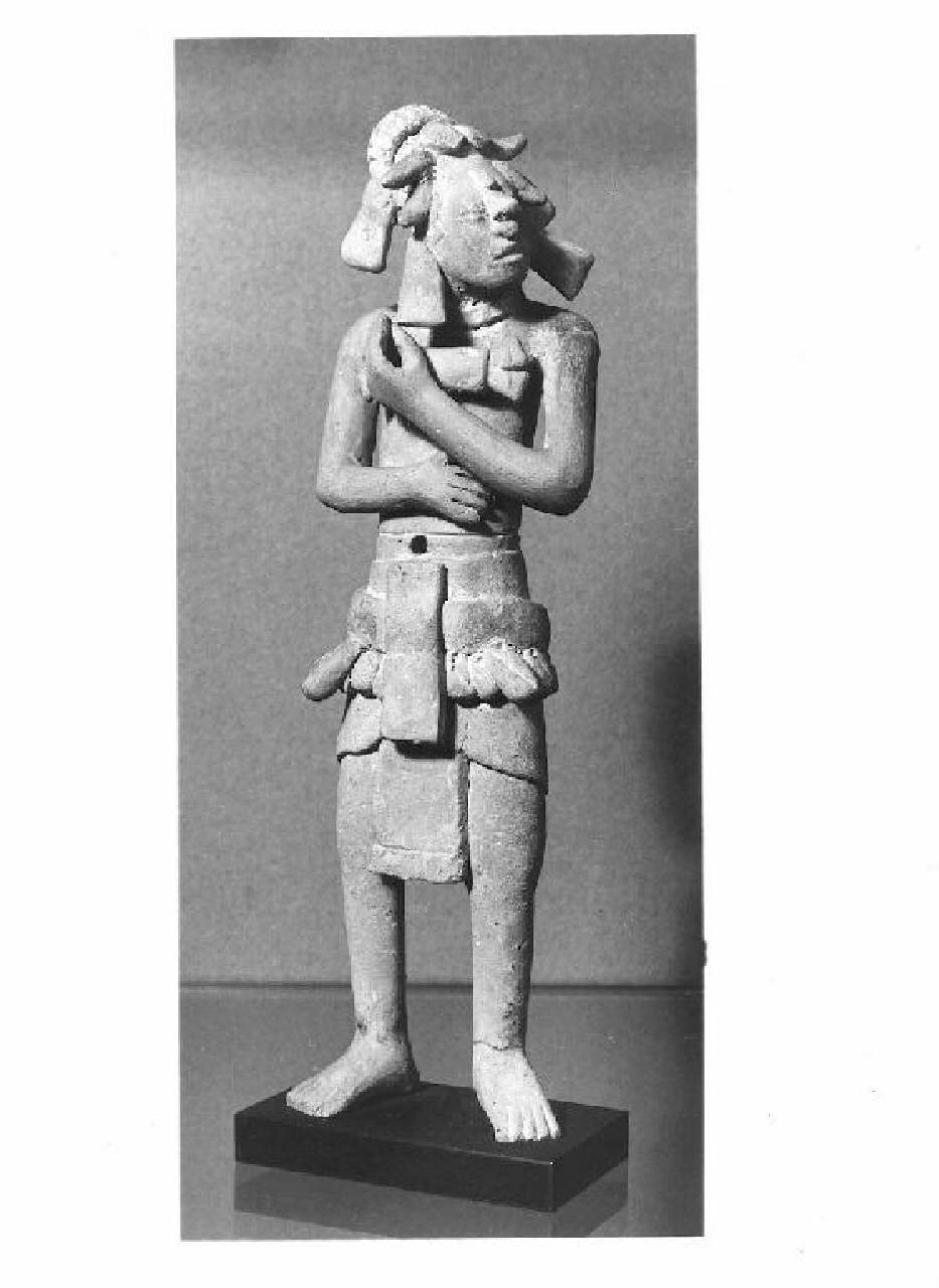 figura antropomorfa (statuetta) - Manifattura Maya (secc. III/ X)