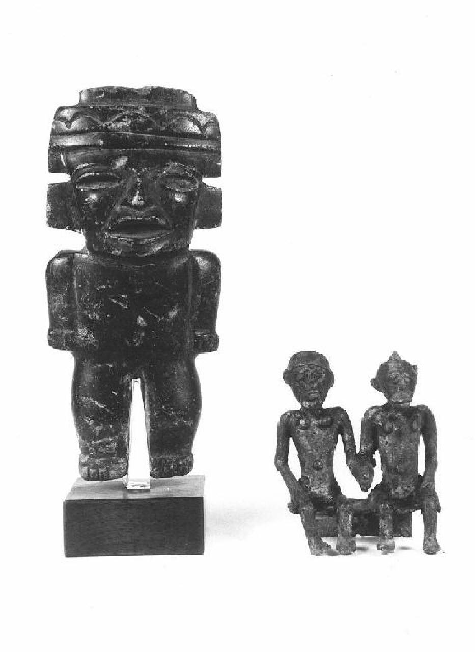 figura antropomorfa (statuetta) - Manifattura di Teotihuacan, Messico (secc. III a.C./ IX)