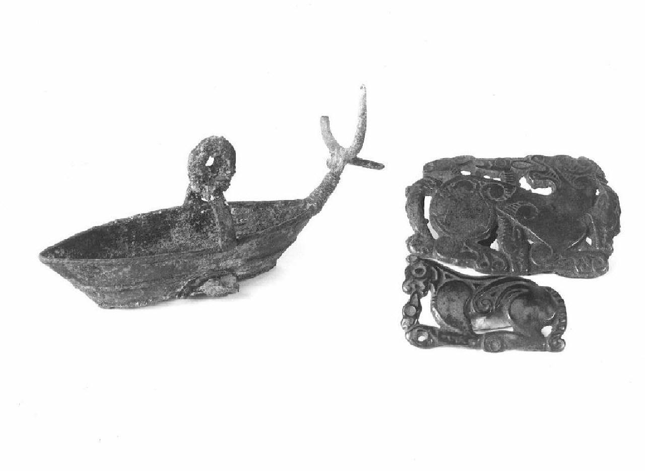 Figura zoomorfa (fibbia) - Manifattura di Ordos, Mongolia (secc. V/ II a.C)