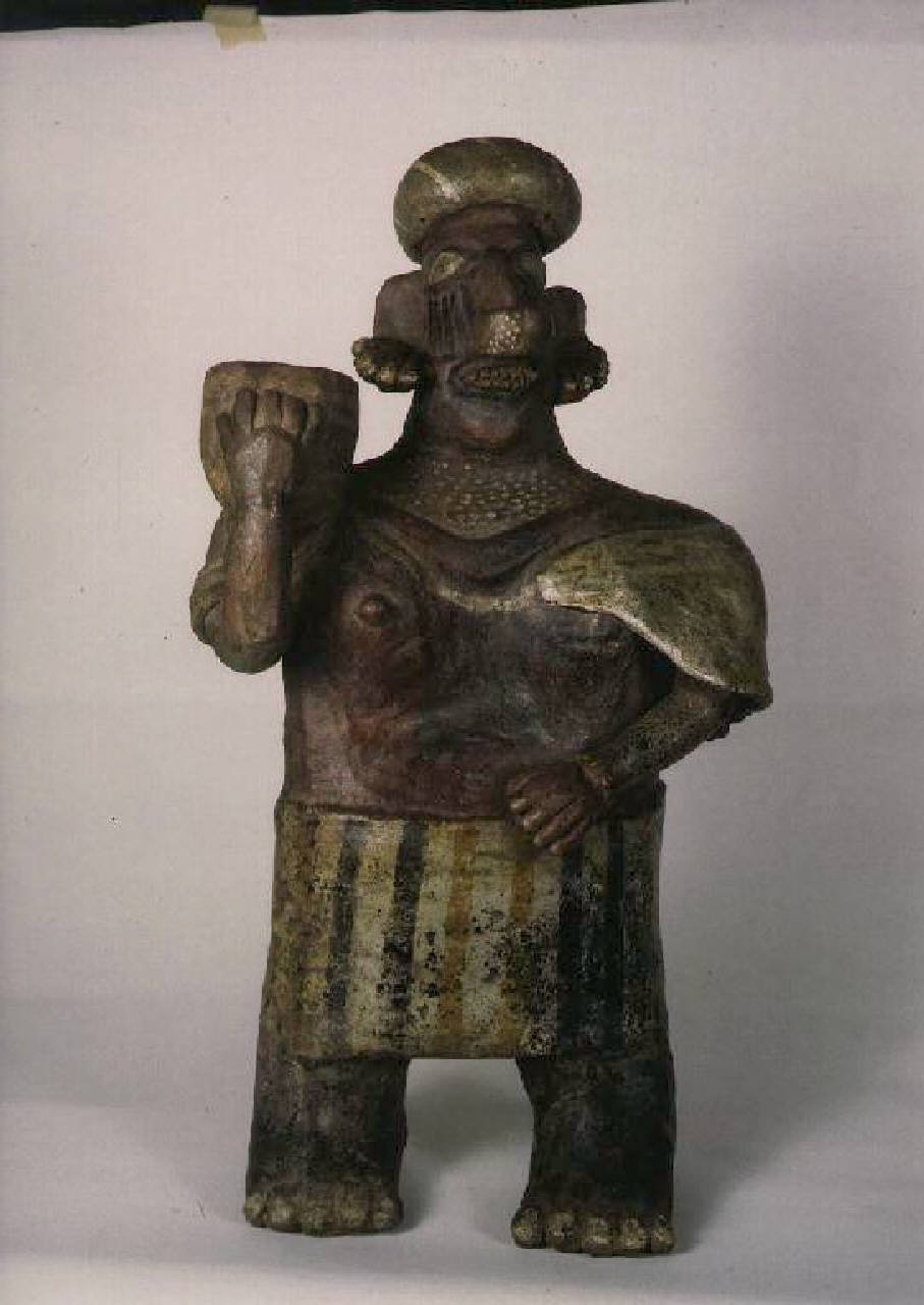 figura femminile (statua) - Manifattura Nayarit, Messico occidentale (secc. IV a.C/ VII)