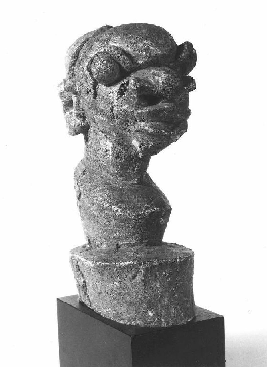 Busto antropomorfo (statuetta) - Manifattura di Sherbro, Sierra Leone