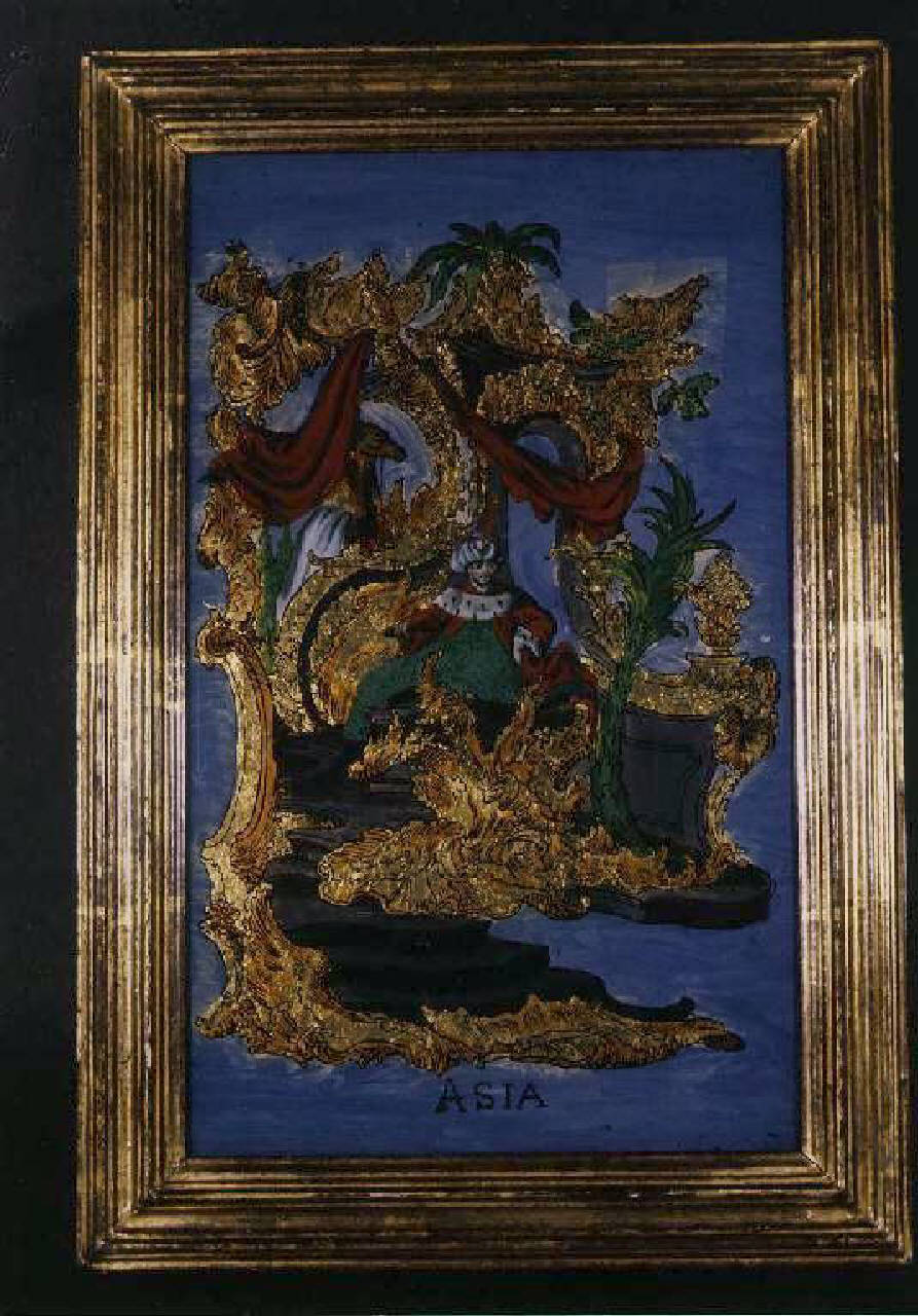 allegoria dell'Asia (dipinto) - Ambito tedesco (sec. XVIII)