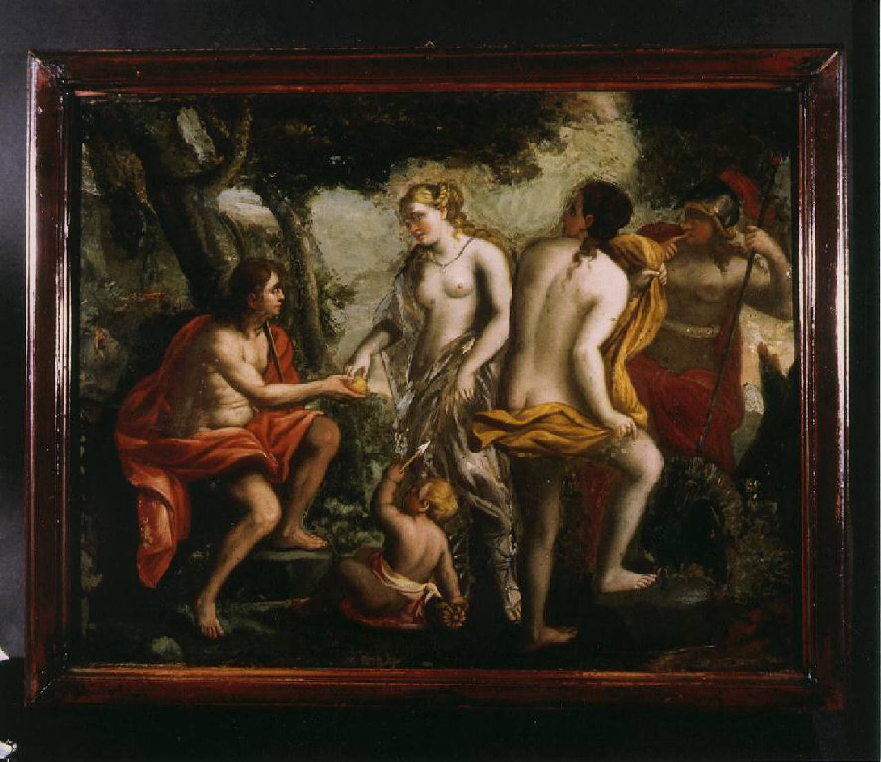 Giudizio di Paride (dipinto) - Ambito italiano (sec. XVIII)