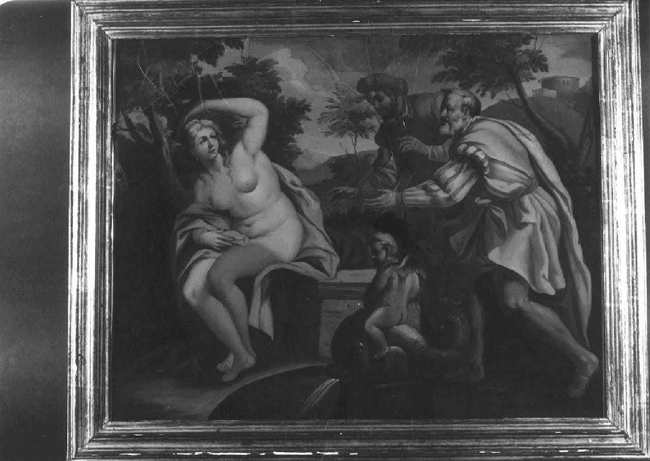 Susanna e i vecchioni (dipinto) - Ambito dell'Italia Meridionale (inizio sec. XVIII)