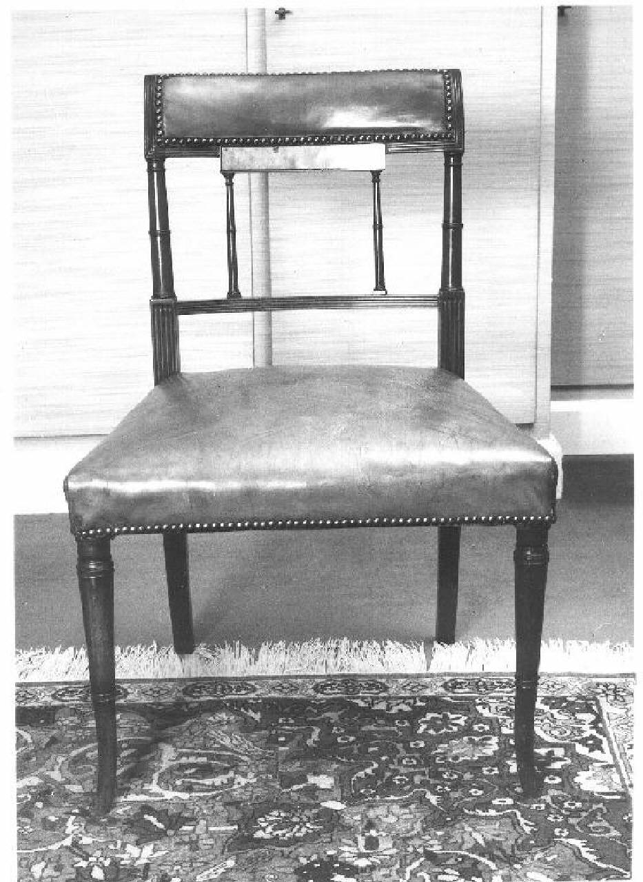 sedia - Manifattura inglese (inizio sec. XIX)