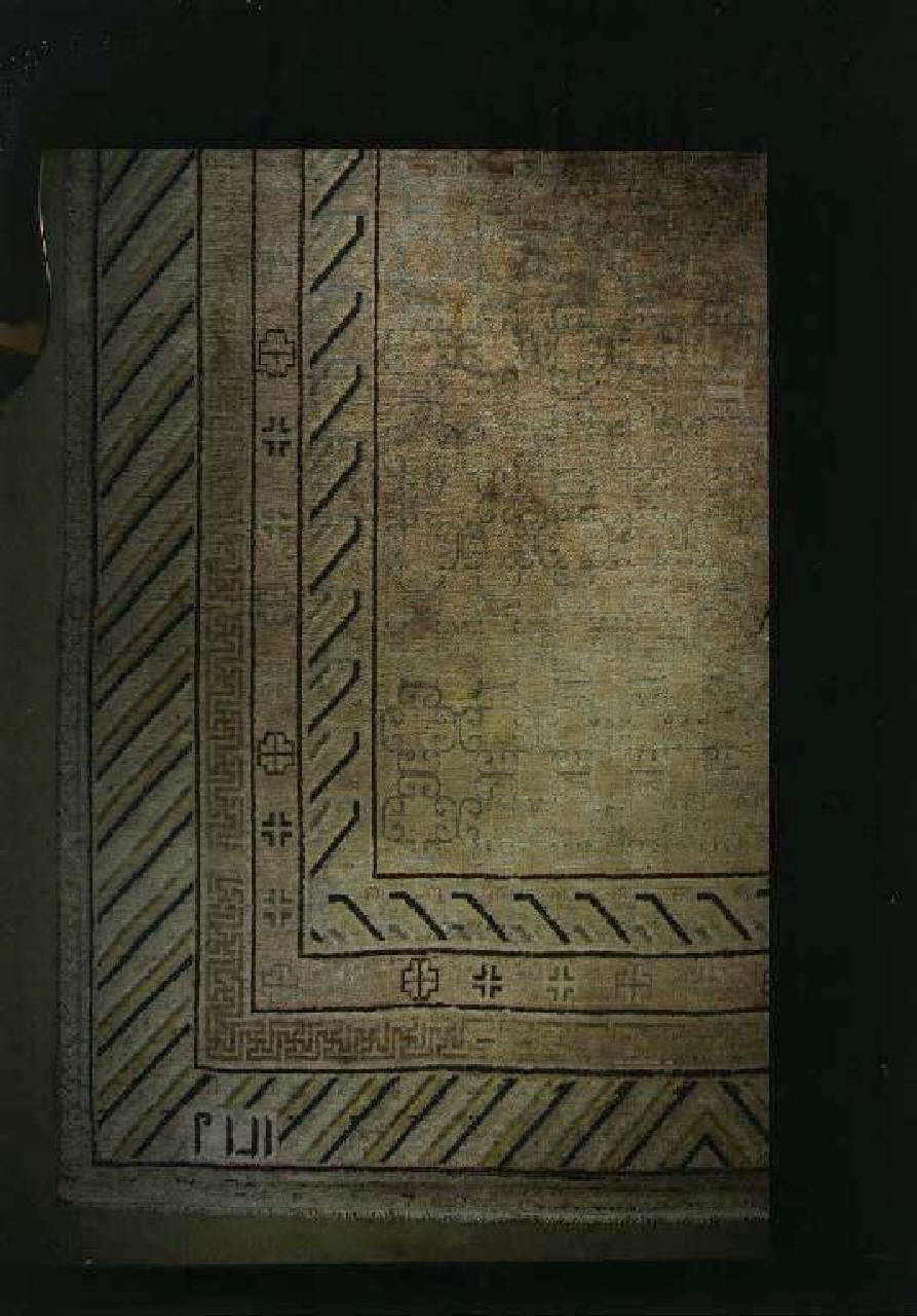 tappeto - Manifattura Khotan, Turkestan Orientale (primo quarto sec. XIX)