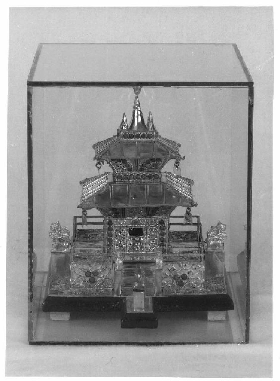 Tempio (riproduzione di tempio) - Manifattura nepalese (sec. XX)