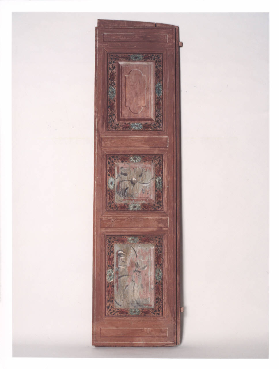 Motivi decorativi con frutti (scuri di finestra dipinti) - manifattura lombarda (prima metà sec. XVIII)
