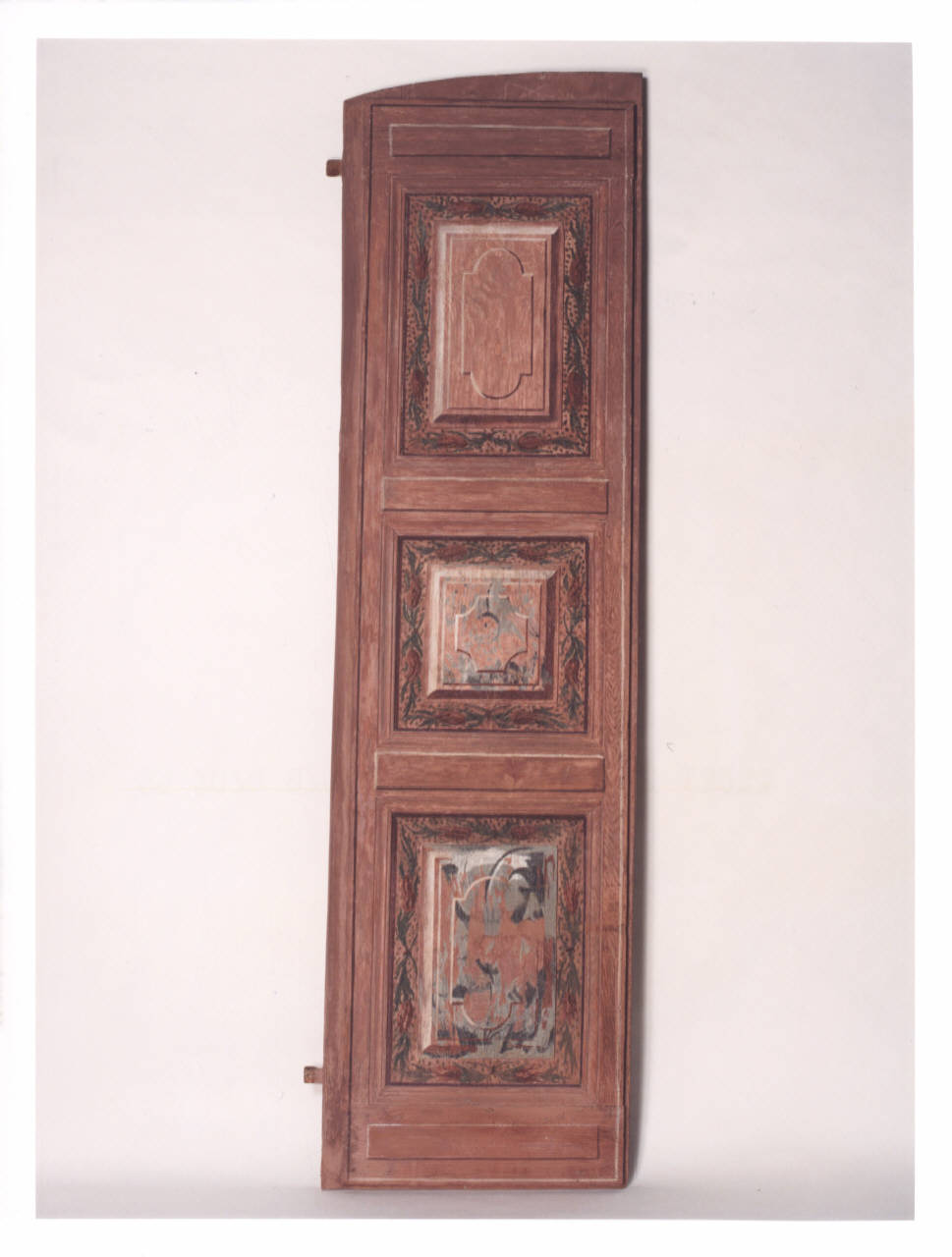 motivi decorativi floreali (scuri di finestra dipinti) - manifattura lombarda (prima metà sec. XVIII)