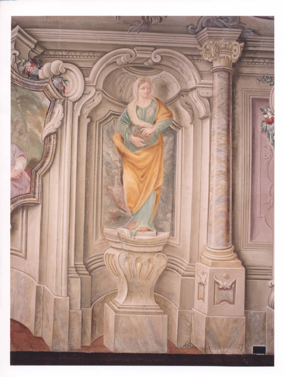 Vigilanza (dipinto murale) di Bellotti Biagio; Maggi Pietro (cerchia; cerchia) (metà sec. XVIII)