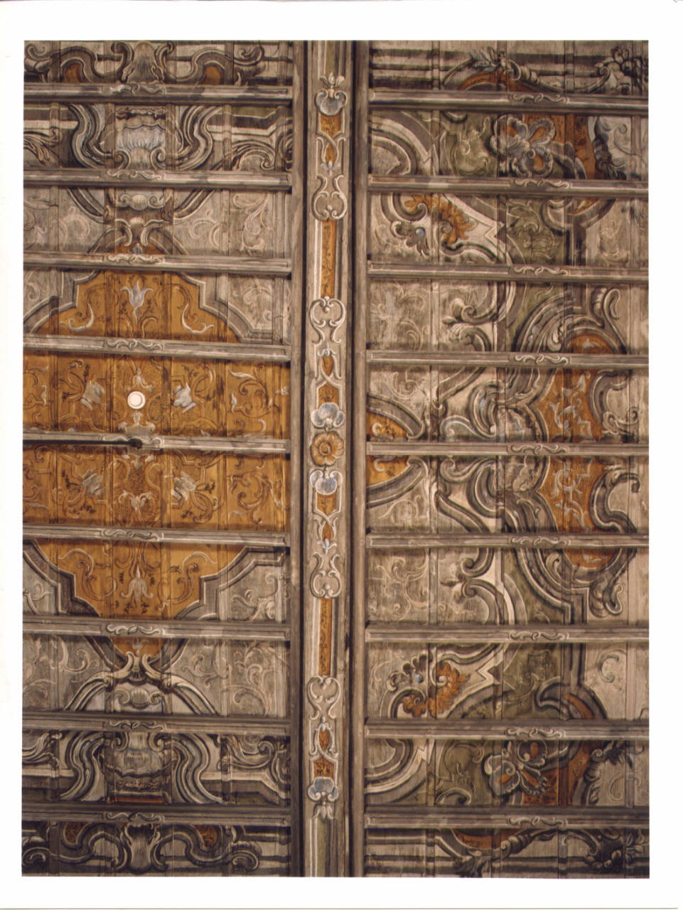 motivi decorativi geometrici (soffitto dipinto) di Ronchelli Giovan Battista (e aiuti) (seconda metà sec. XVIII)