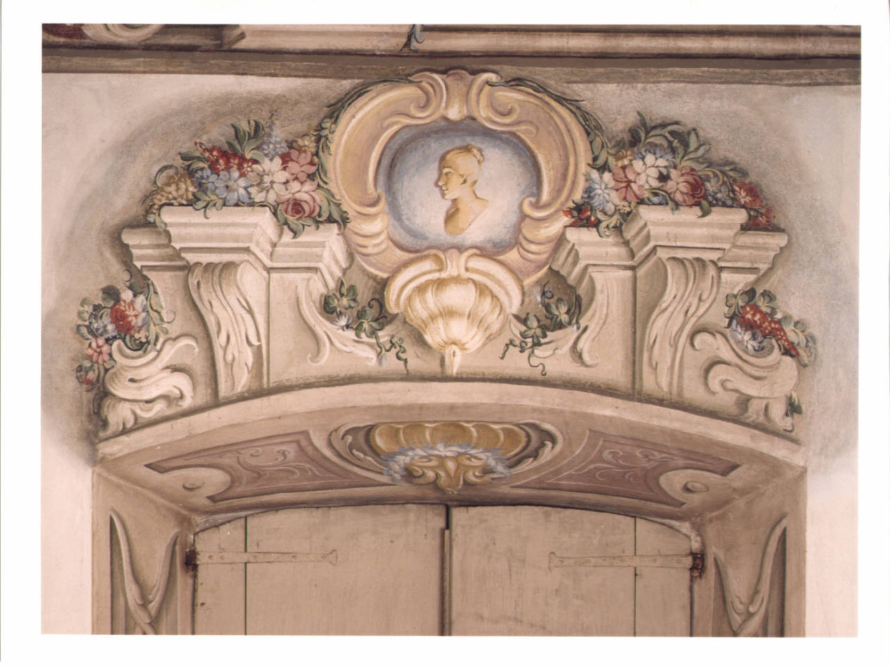 motivi decorativi architettonici (dipinto murale) di Ronchelli Giovan Battista (e aiuti) (seconda metà sec. XVIII)