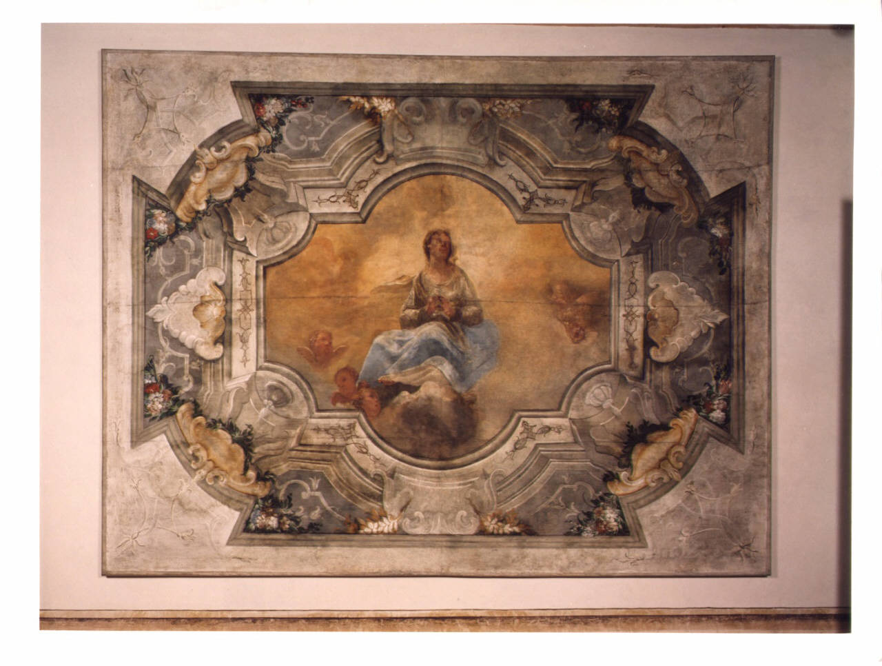 Fede, Madonna Assunta con angeli (dipinto) di Bellotti Biagio (e aiuti) (seconda metà sec. XVIII)