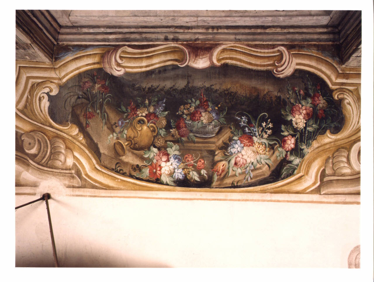 motivi decorativi floreali (dipinto murale) di Romagnoli (seconda metà sec. XVIII)