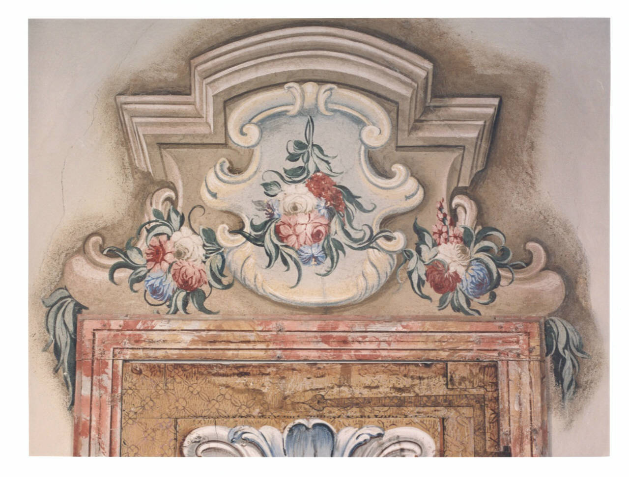 motivi decorativi architettonici (dipinto murale) di Romagnoli (e aiuti) (seconda metà sec. XVIII)