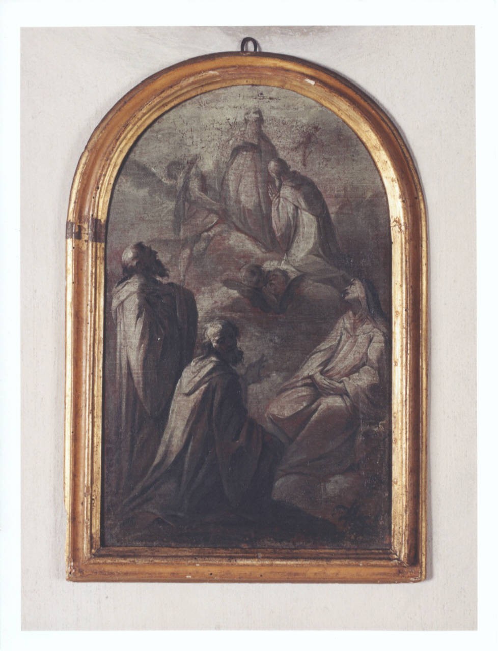 San Benedetto in gloria (dipinto) di Vanini S. (fine/inizio secc. XVI/ XVII)