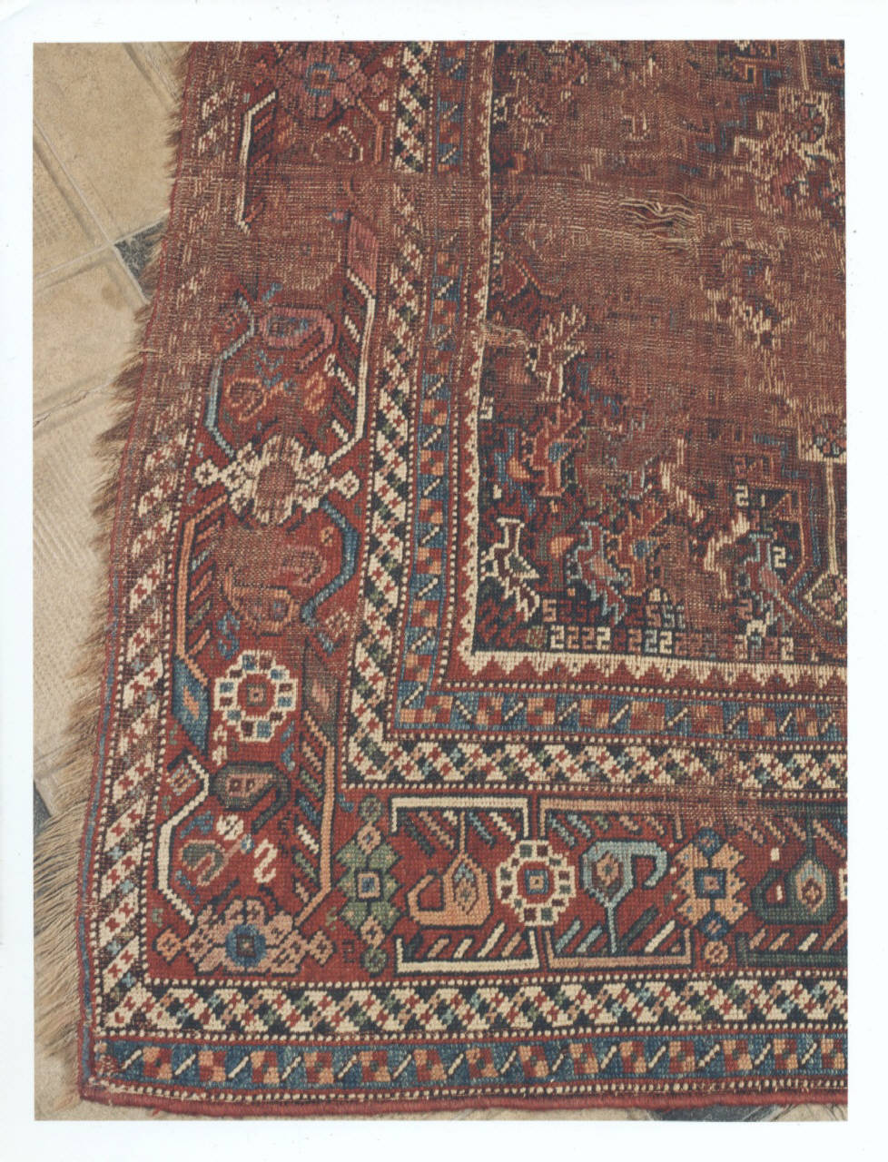 tappeto - manifattura Kazakh (fine/inizio secc. XIX/ XX)