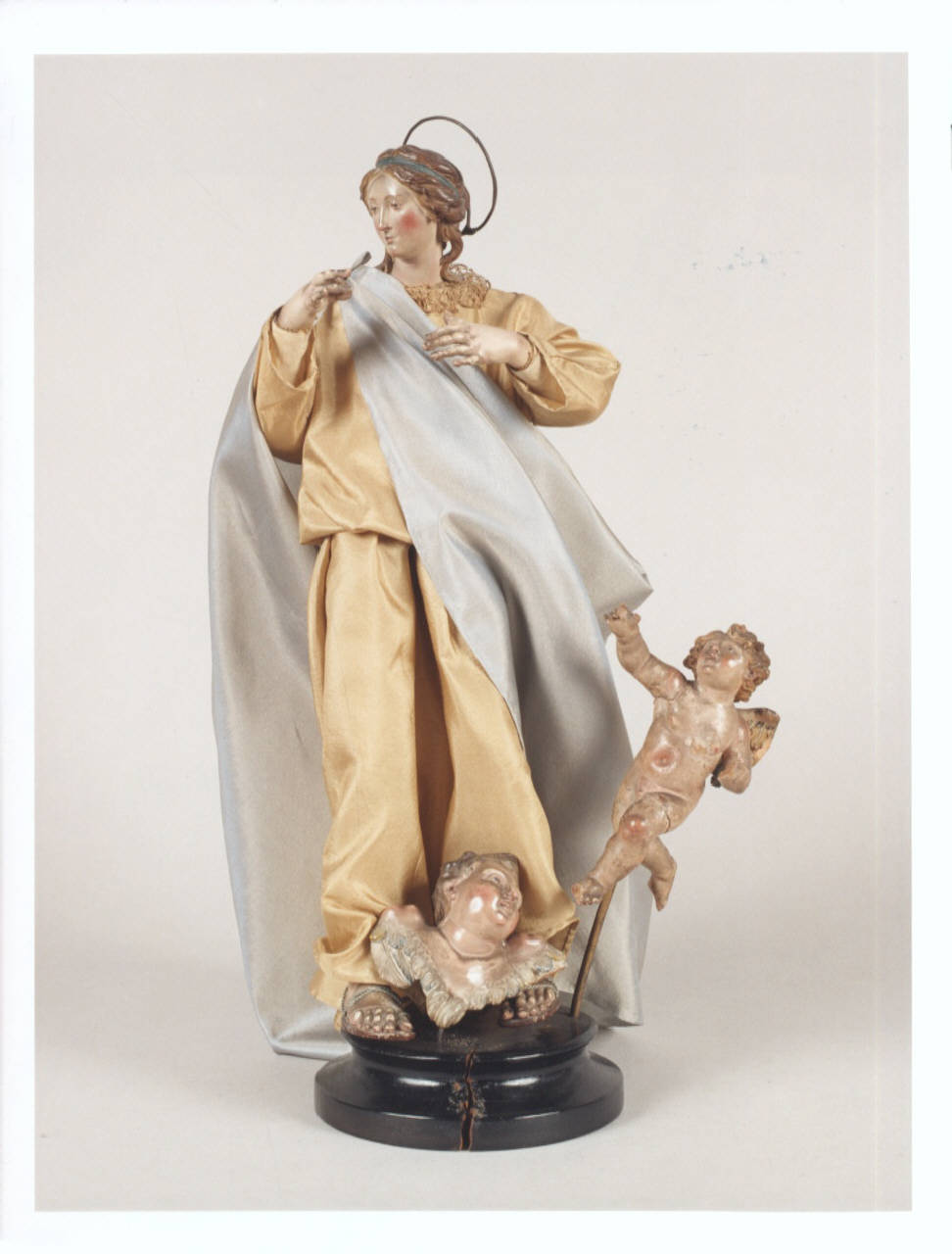 Madonna con angioletti (statuetta) - manifattura napoletana (fine sec. XVIII)