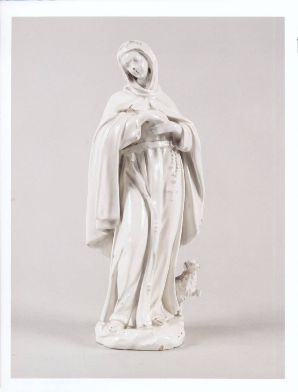 Santa Margherita da Cortona (statuetta) - manifattura italiana (seconda metà sec. XIX)
