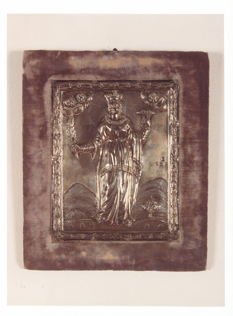 Santa Lucia (rilievo) - manifattura italiana (seconda metà sec. XVIII)