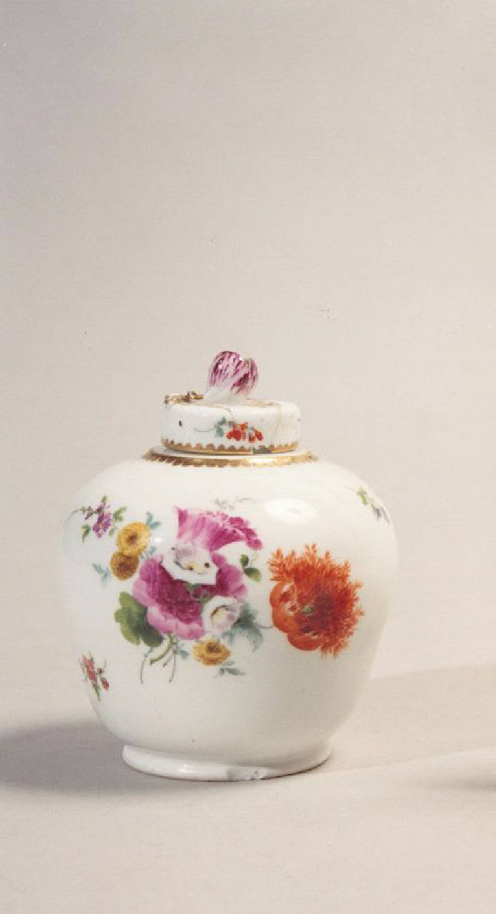 vasetto con coperchio - manifattura di Meissen (fine/inizio secc. XIX/ XX)