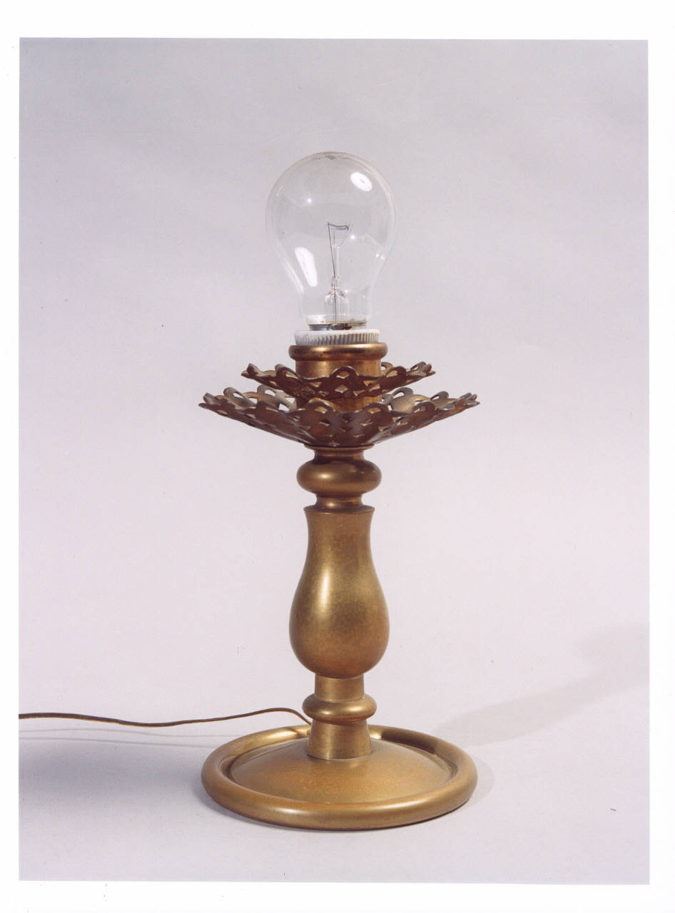 lampada da tavolo - manifattura italiana (sec. XX)
