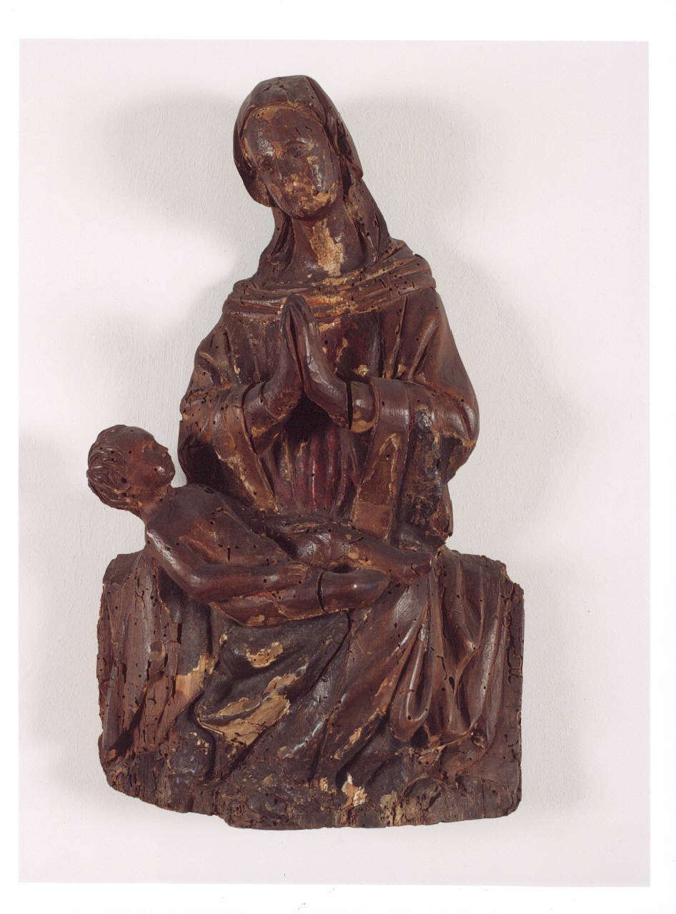 Madonna con Bambino (rilievo) - ambito toscano (prima metà sec. XVI)