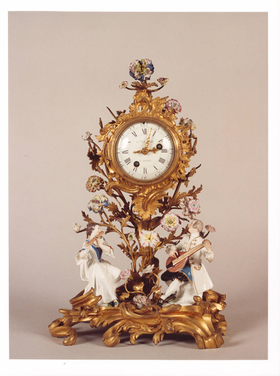orologio - manifattura di Meissen (sec. XVIII)