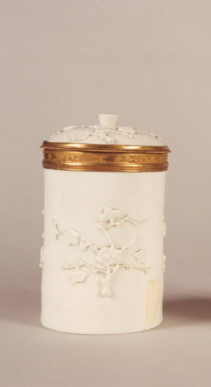 vasetto con coperchio - manifattura di Saint-Cloud (sec. XVIII)