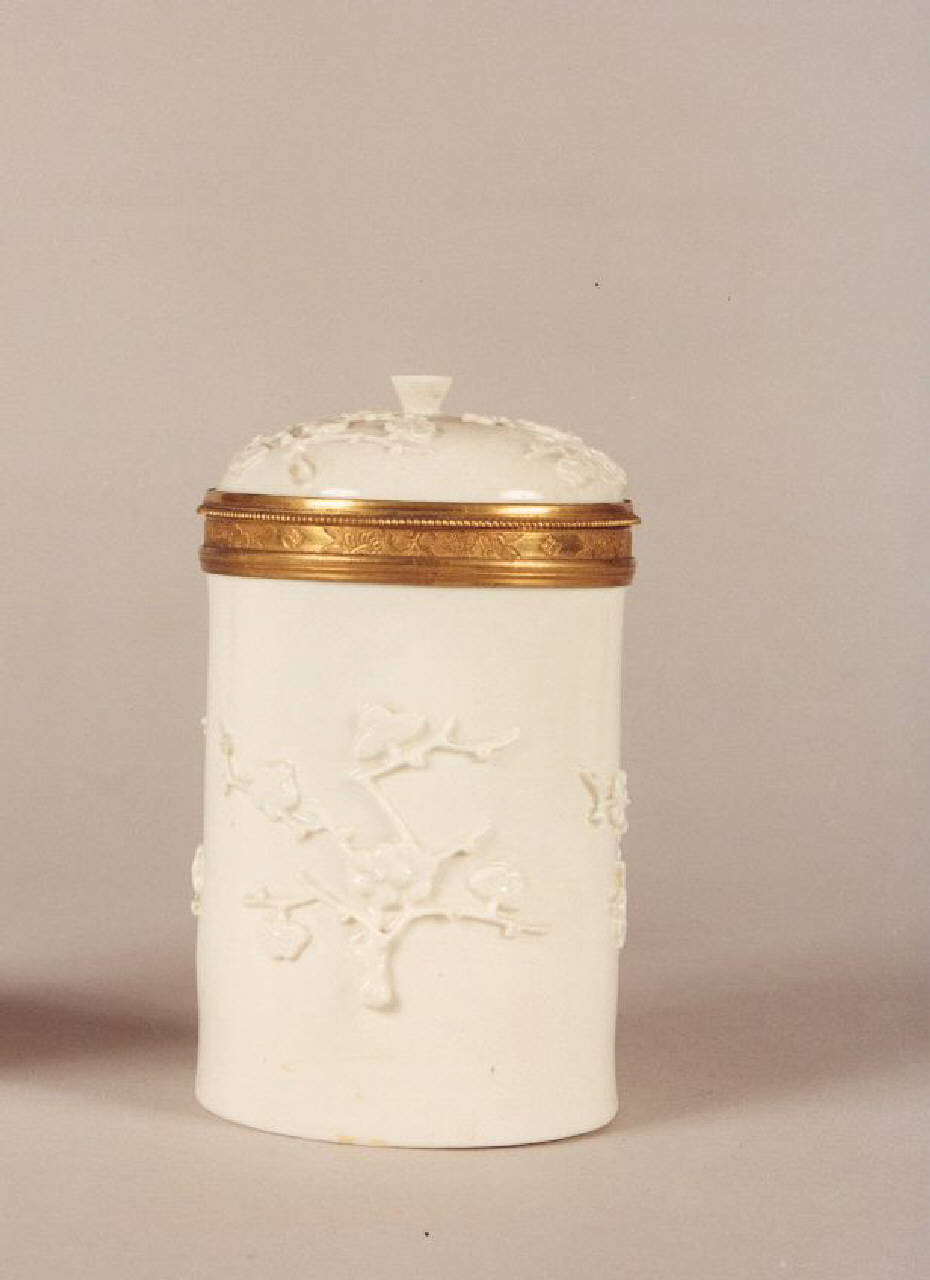 vasetto con coperchio - manifattura di Saint-Cloud (sec. XVIII)
