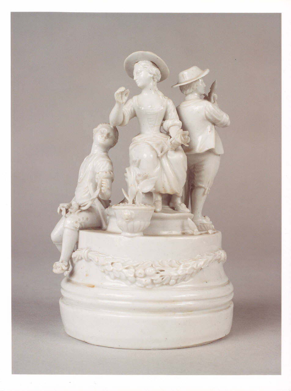 Gruppo campestre, scena campestre (gruppo scultoreo) - manifattura Le Nove-Bassano (sec. XVIII)