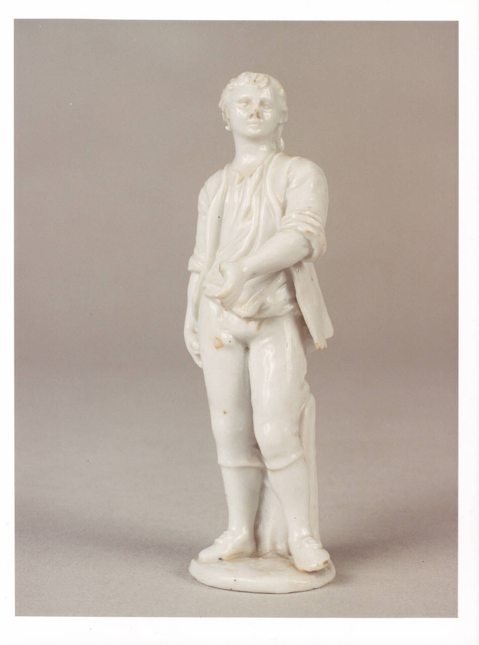 Figura di giovane contadino, figura maschile (statuetta) - manifattura Cozzi (sec. XVIII)