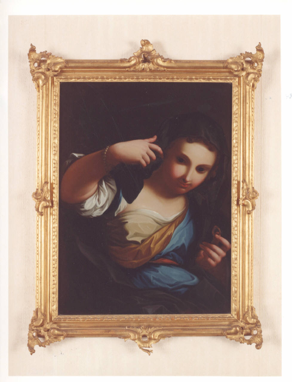 Ritratto di fanciulla, figura femminile (dipinto) di Rotari, Pietro (maniera) (prima metà sec. XVIII)