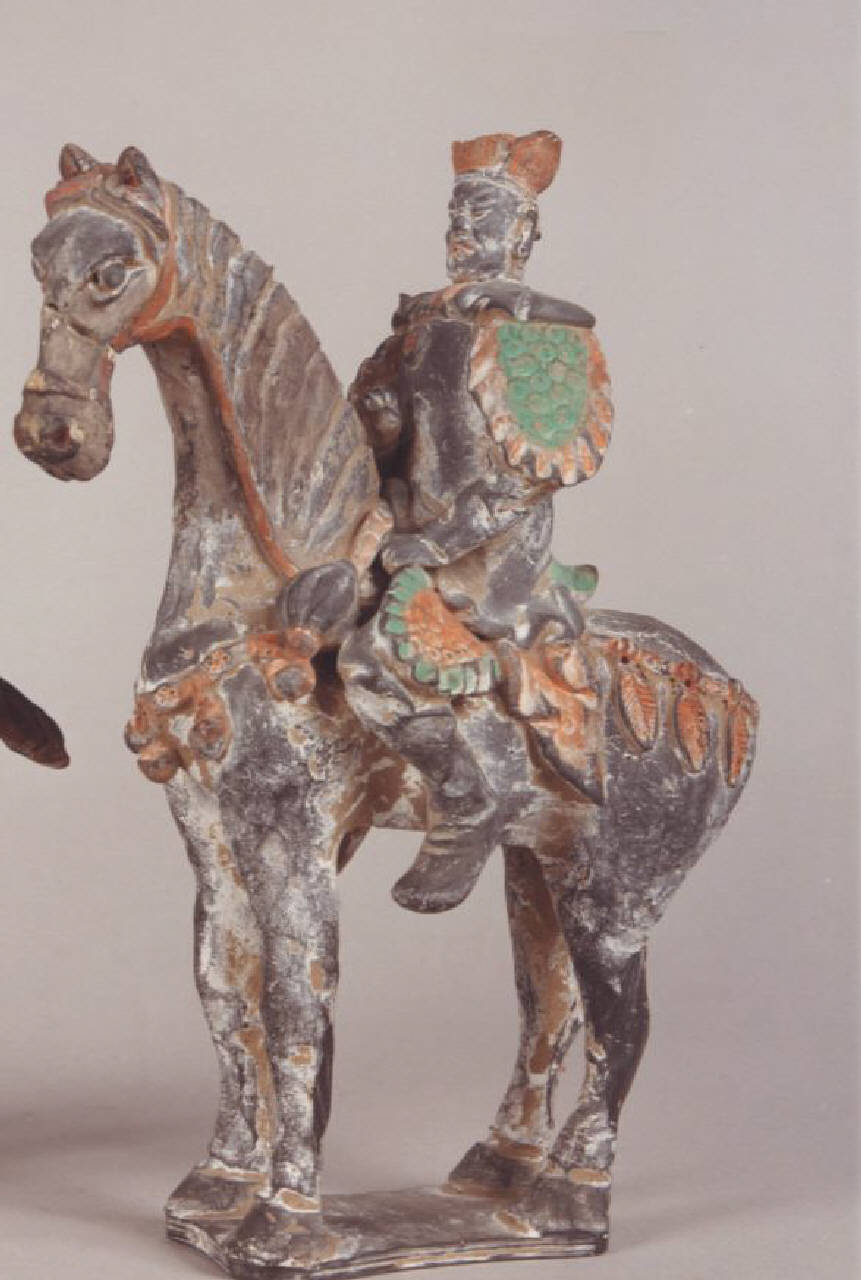 cavaliere (statuetta) - manifattura cinese (sec. XX)
