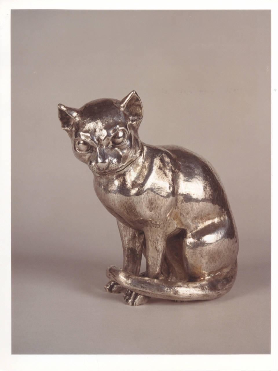 gatto (scultura) - manifattura italiana (sec. XX)