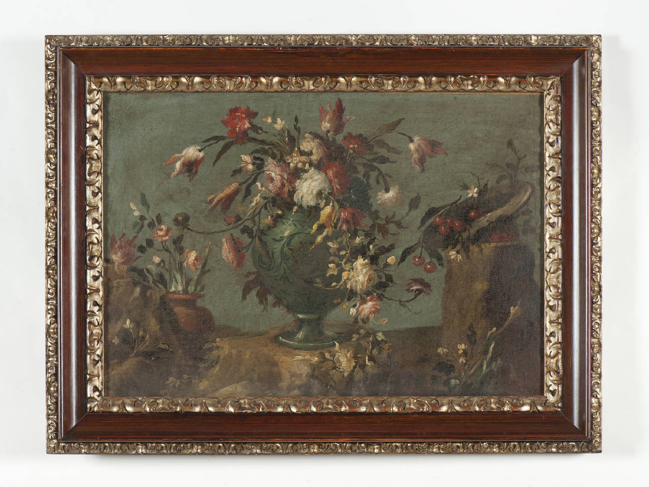 Fiori, vaso con fiori (dipinto) di Maestro dei fiori guardeschi (sec. XVIII)