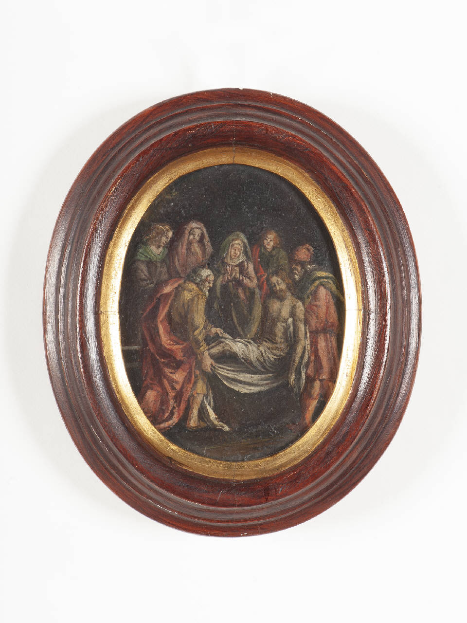 deposizione di Cristo dalla croce (dipinto) - ambito italiano (sec. XVII)
