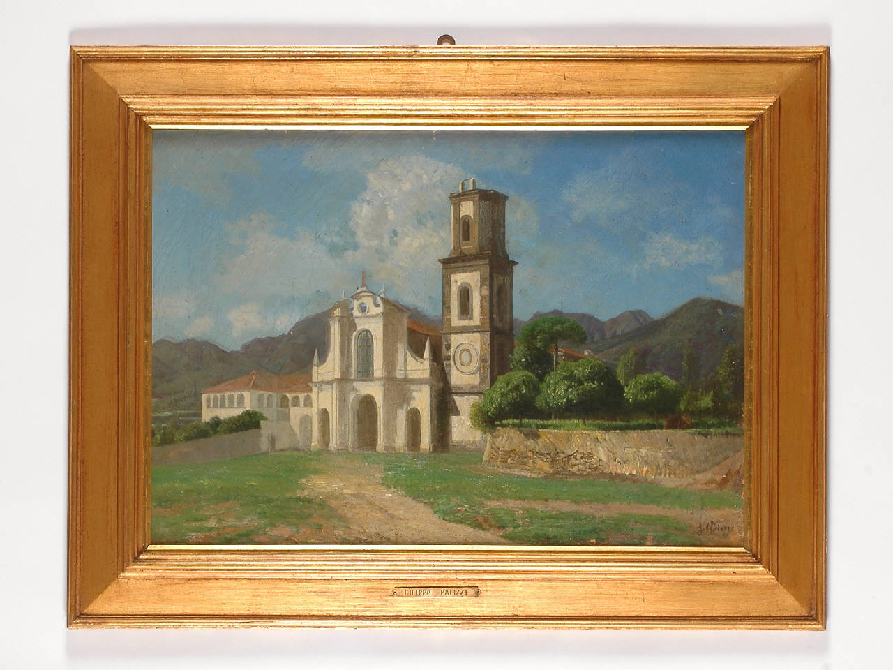 convento (dipinto) di Palizzi Filippo (seconda metà sec. XIX)
