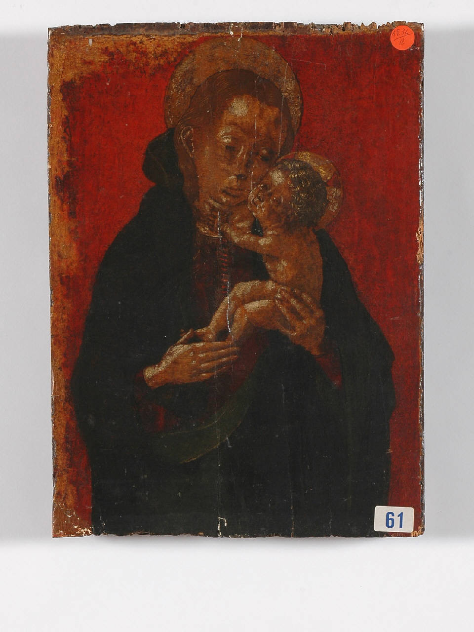 Madonna con Bambino (dipinto) di Butinone Bernardino (attribuito) (sec. XV)