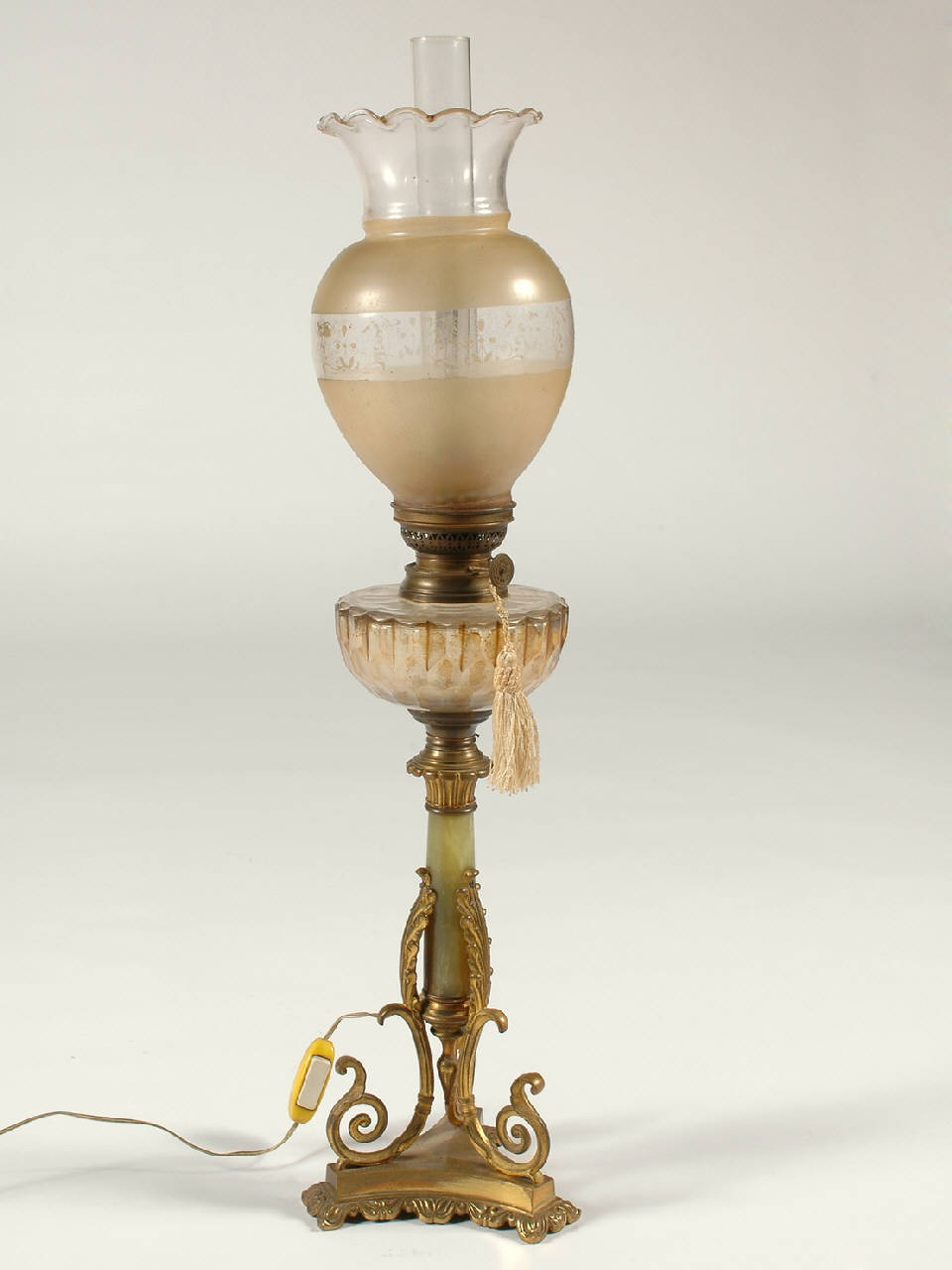 lampada ad olio - bottega francese (sec. XIX)