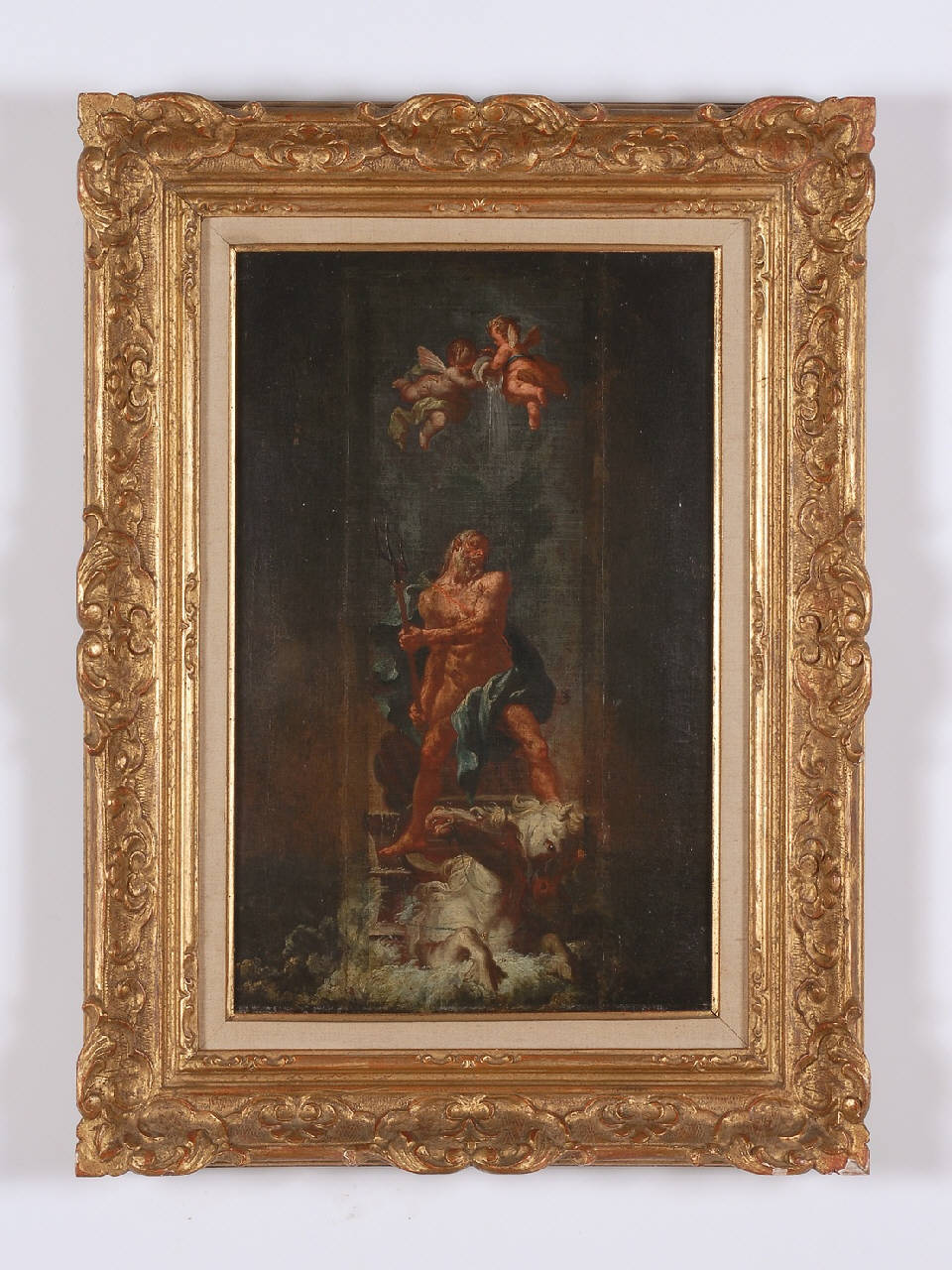 Nettuno (dipinto) di Monti Francesco (attribuito) (sec. XVIII)